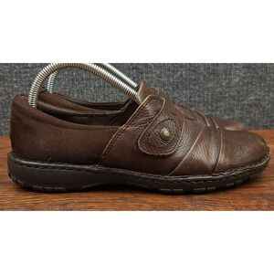 Earth Spirit Mary Jane Slip On Womens 9 Brown Leather Comfort Casual